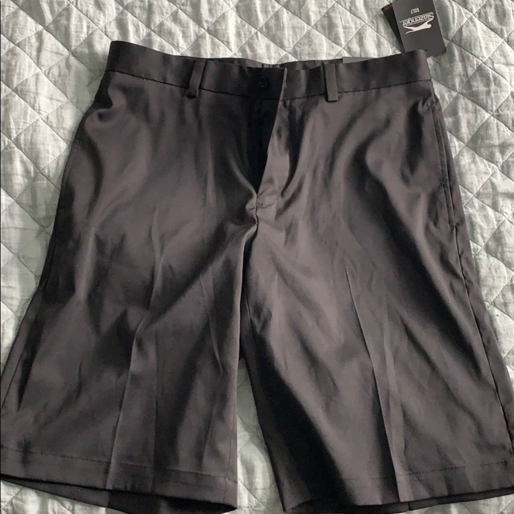 New black golf shorts
